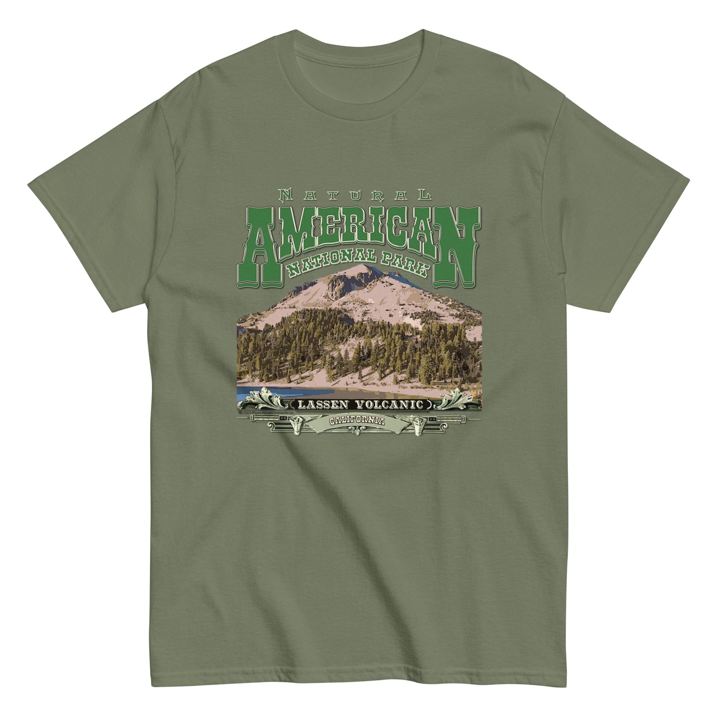 Lassen Volcanic National Park t-shirt, Comancha Graphics,Lassen Volcanic t-shirt, Comancha Graphics tee,