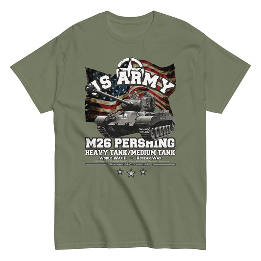 M26 PERSHING tee,ww2 veterans tee,veterans day tee,us army veterans tee,M26 PERSHING Medium Tank Veterans t-shirt,