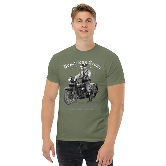 Speed & Power tee, Motorcycles t-shirt,Vintage motorcycle t-shirt,comancha Graphics Tee,