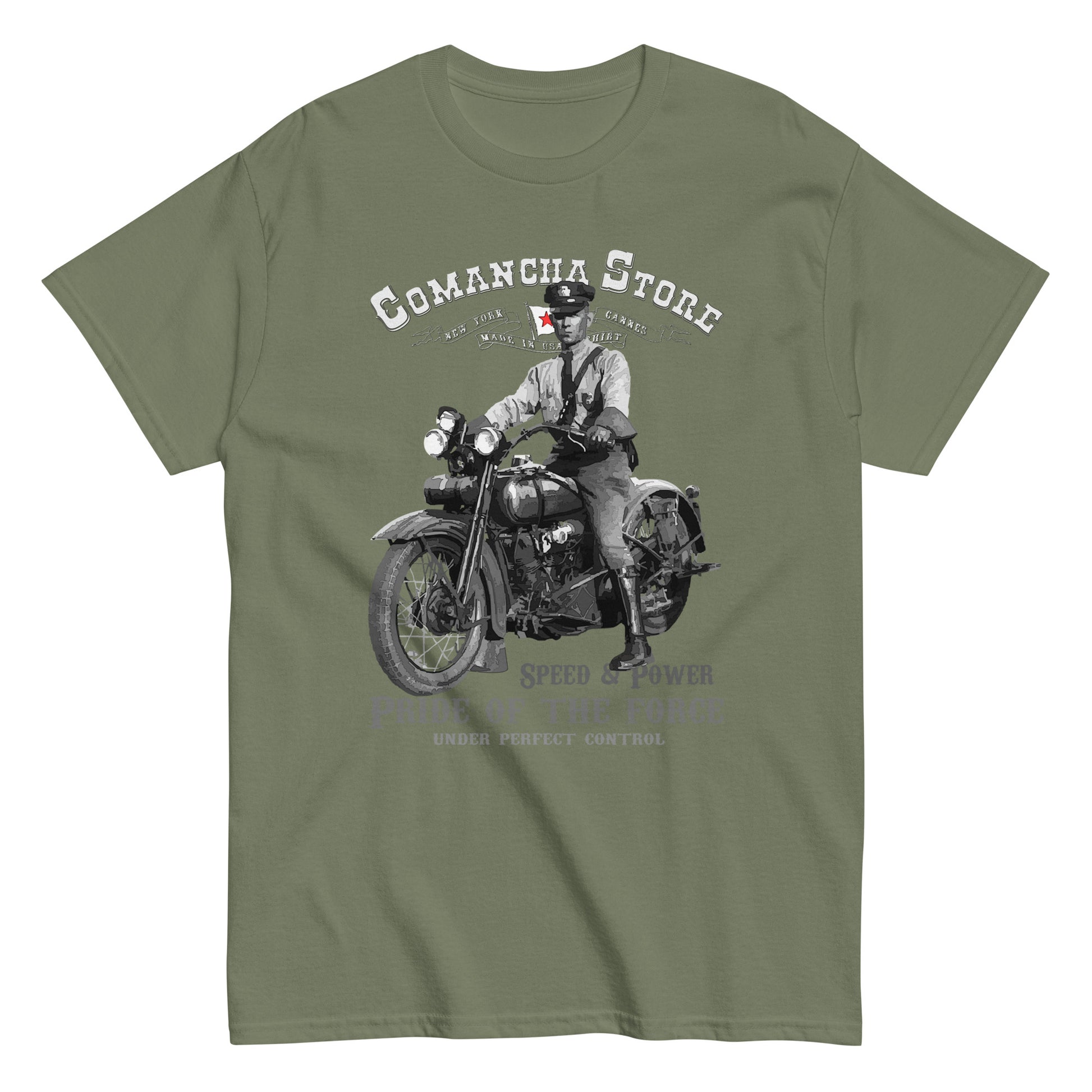 Speed & Power tee, Motorcycles t-shirt,Vintage motorcycle t-shirt,comancha Graphics Tee,