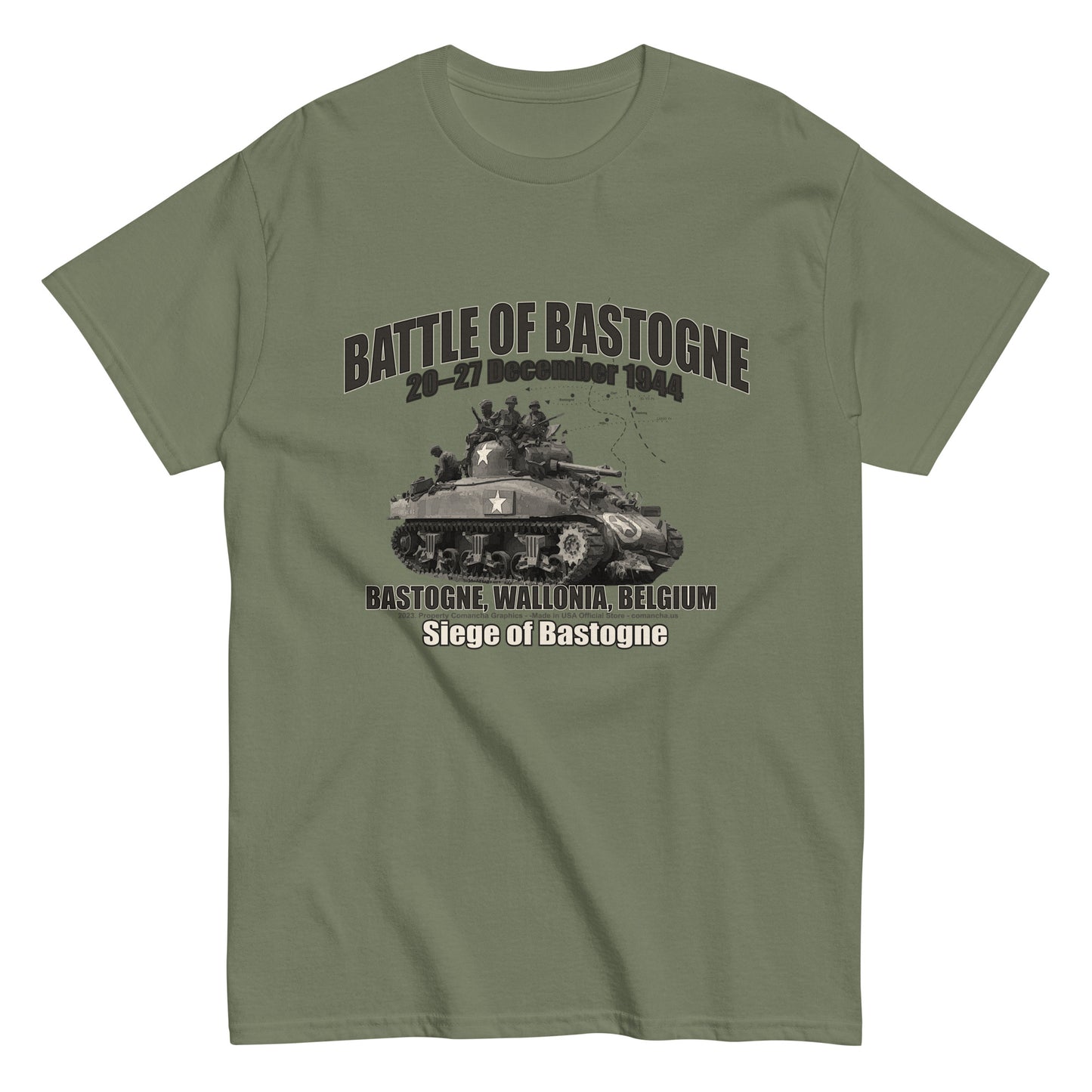 Battle of Bastogne T-Shirt, D-Day Veterans, us army veterans, Veterans Day,comancha T-shirt,
