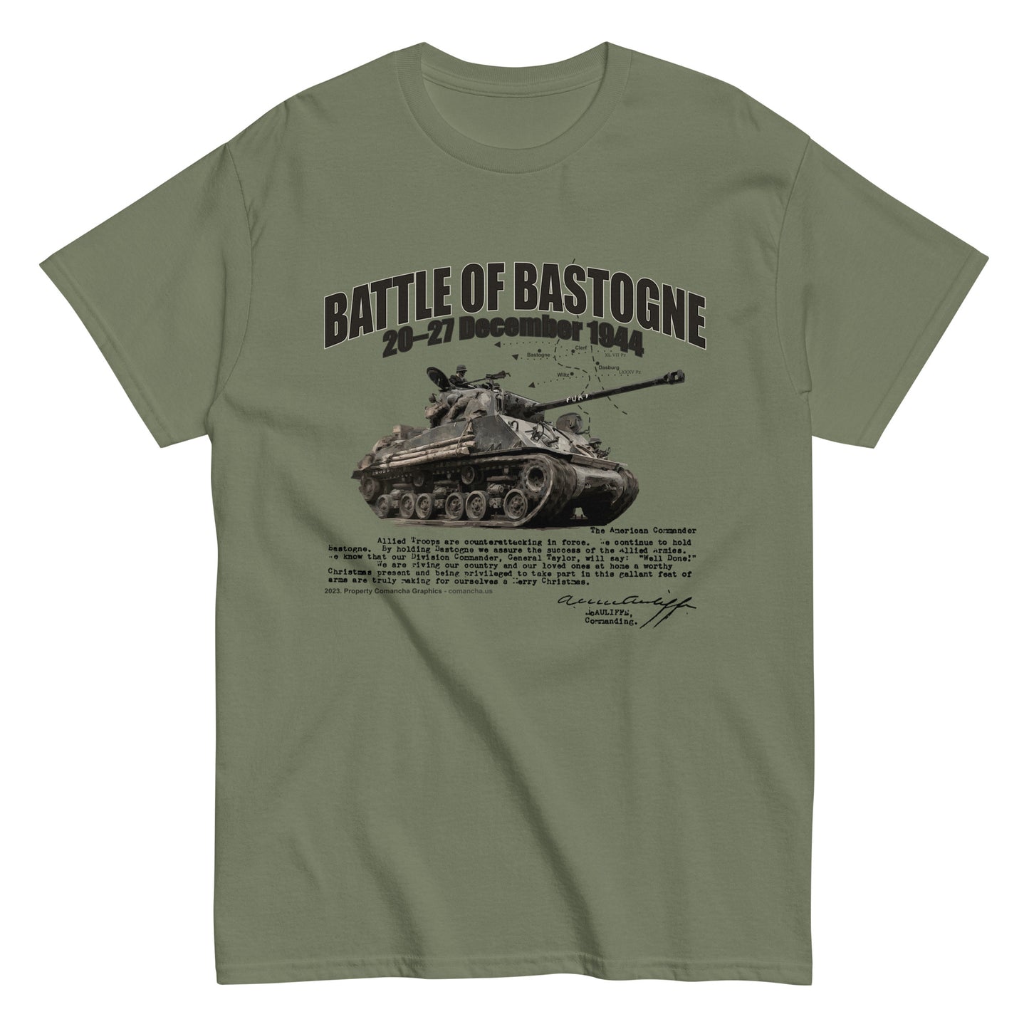 The Siege of Bastogne T-shirt, Operation Market garden T-Shirt, us veterans t-shirt,D-Day veterans,army veterans,ww2 veterans,comancha t-shirt,