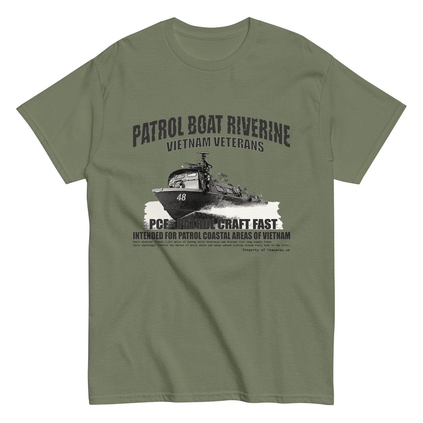 Patrol Boat Riverine Veterans T-shirt, Comancha Graphics,