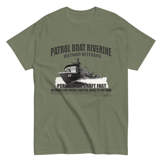 Patrol Boat Riverine Veterans T-shirt, Comancha Graphics,