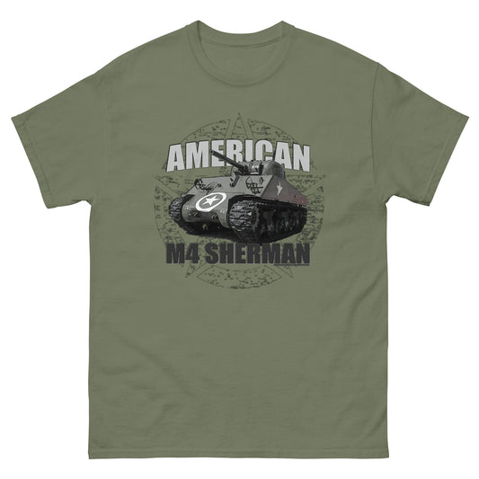 American Sherman M4 t-shirt, M4 Sherman tee, Comancha graphic t-shirt,