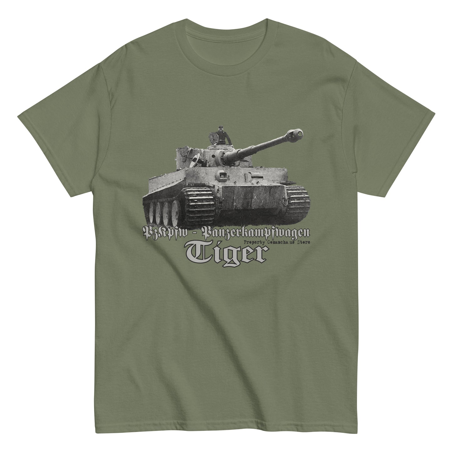 German Tiger T-shirt, Tiger Tank tee