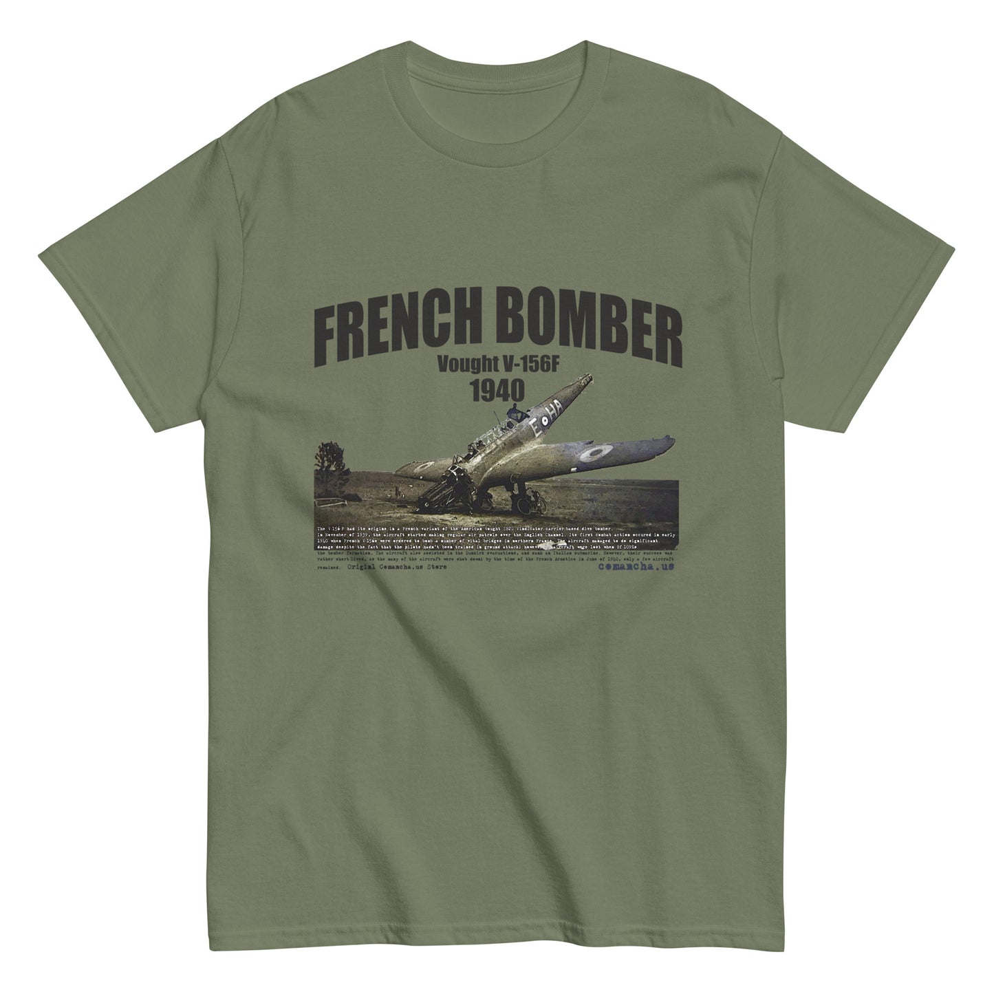 Vought V156f T-shirt, French Bomber T-shirt,