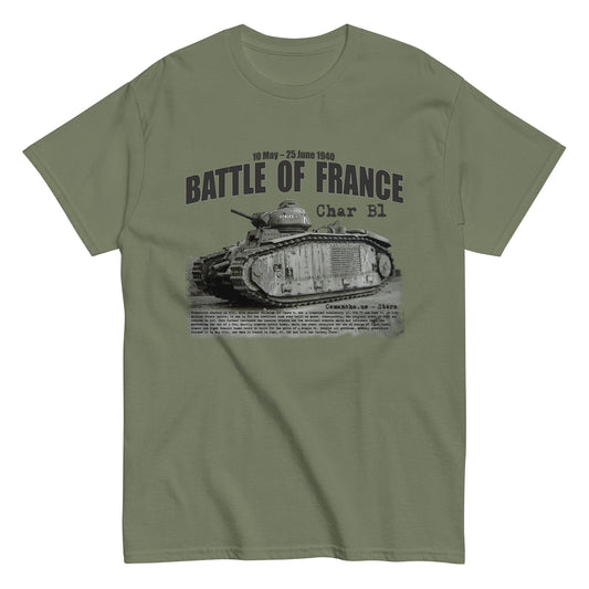 Battle of France T-shirt, Bataille de France t-shirt, Comancha.us Store, Char B1 t-shirt,Battle of France Tee, Bataille de France tee, Comancha.us Store,