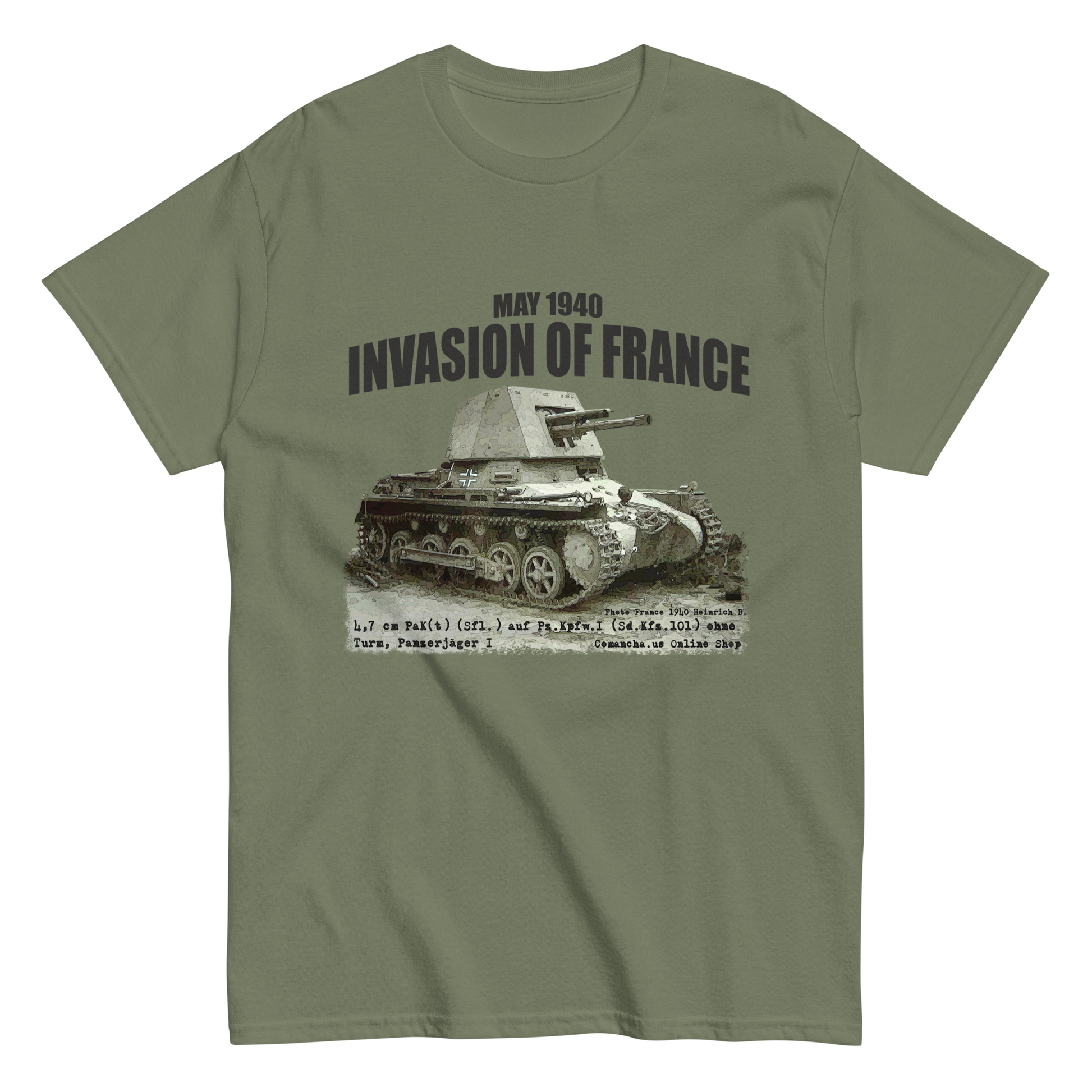Panzerjäger I T-shirt, German Tank Destroyer T-shirt,
