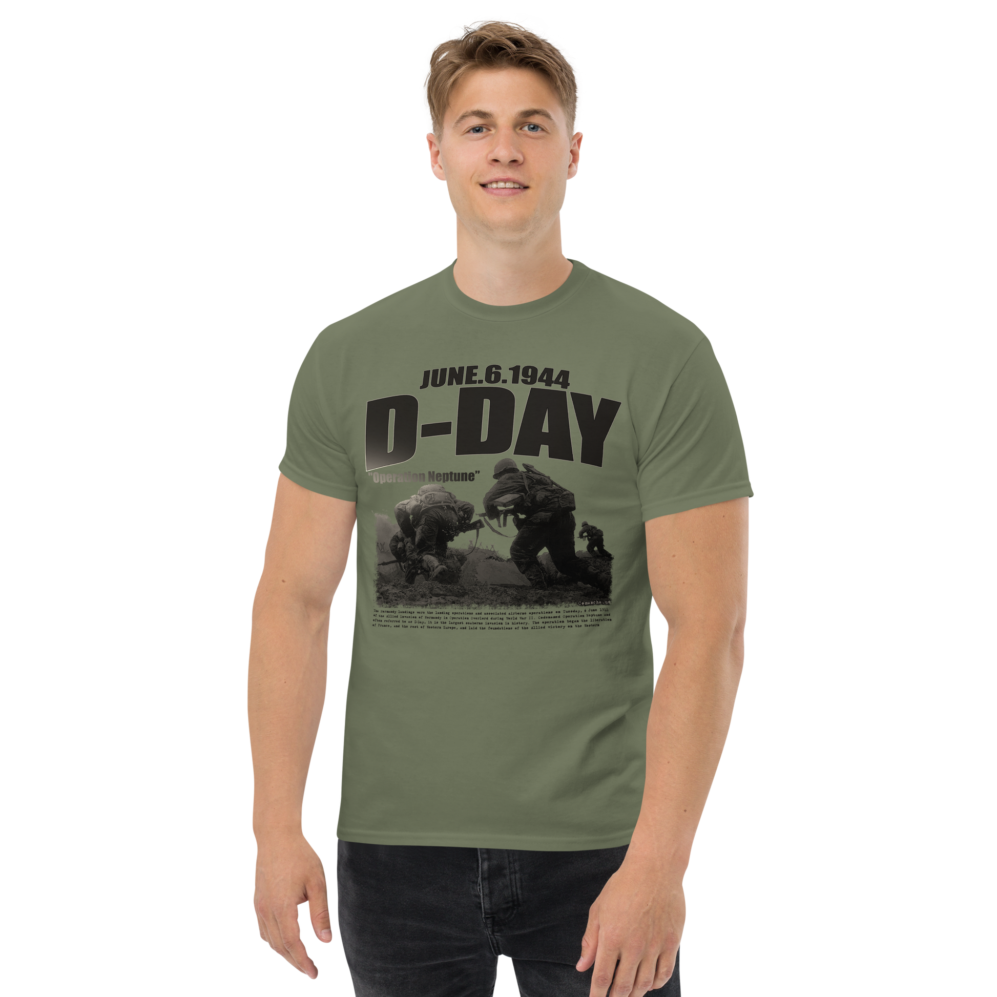 D-DAY T-shirt, Operation Neptun Tee, Comancha Graphics Tee,