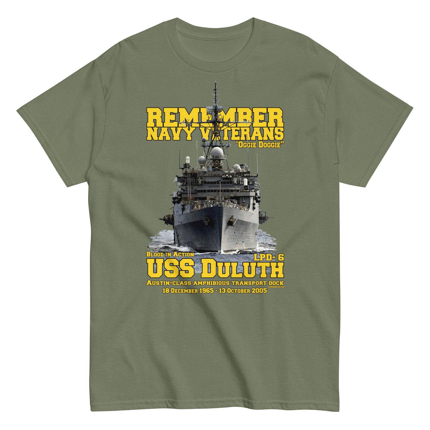 USS DULUTH LPD-6 Veterans T-shirt
