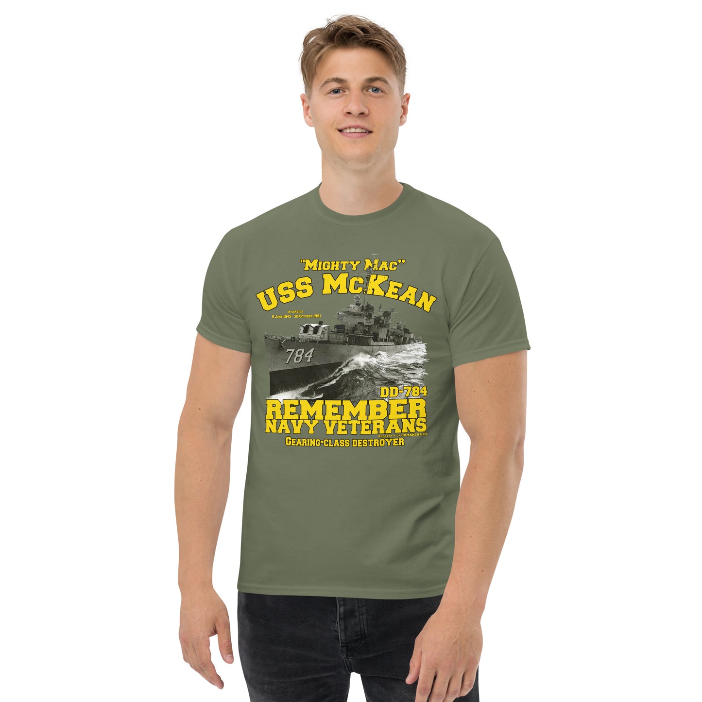 USS McKean DD-784 Destroyer T-shirt