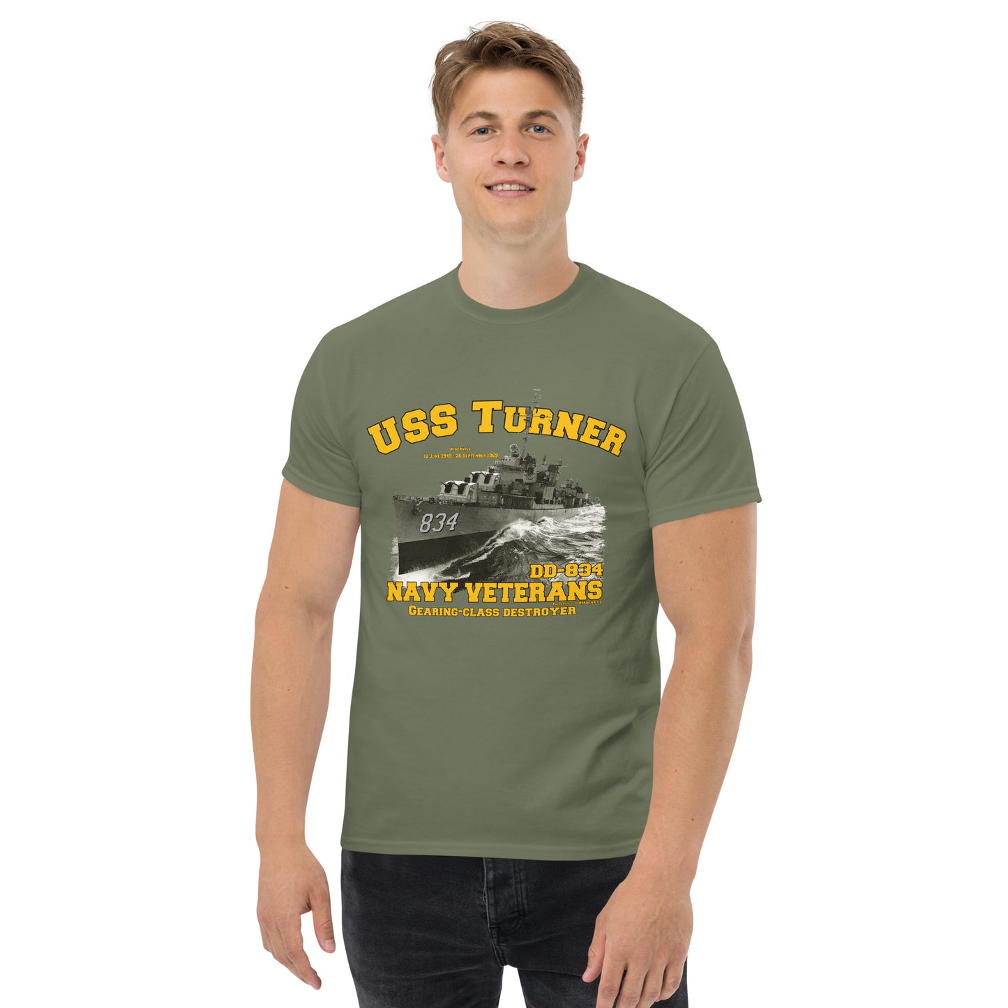 USS Turner DD-834 Destroyer t-shirt,