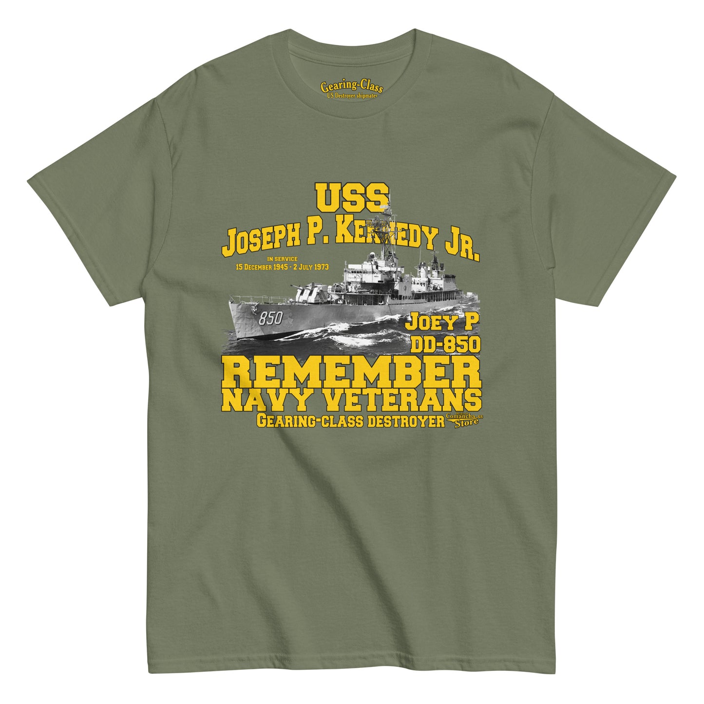 USS Joseph P. Kennedy Jr. DD-850 Destroyer tee