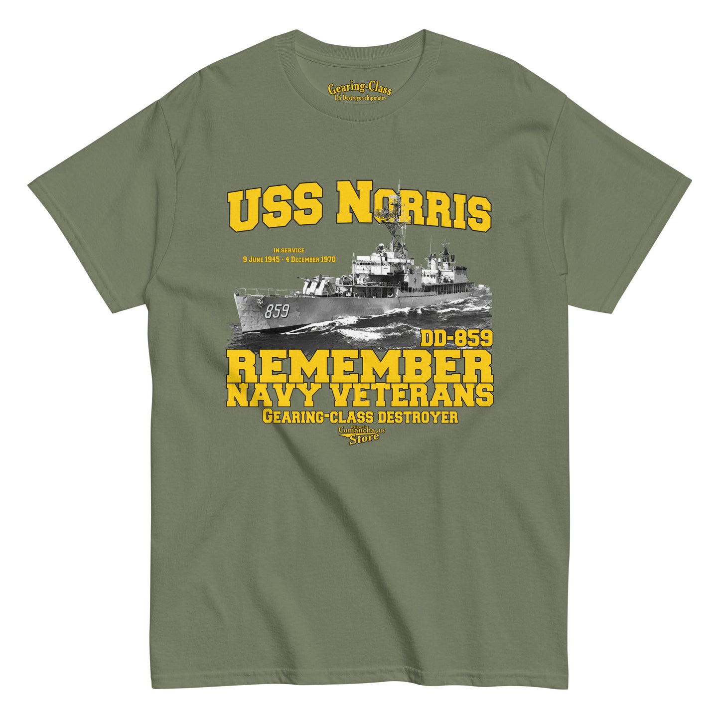 USS Norris DD-859 Destroyer T-shirt