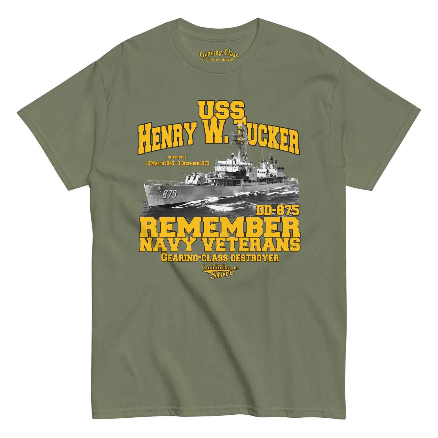 USS Henry W. Tucker DD-875 t-shirt,