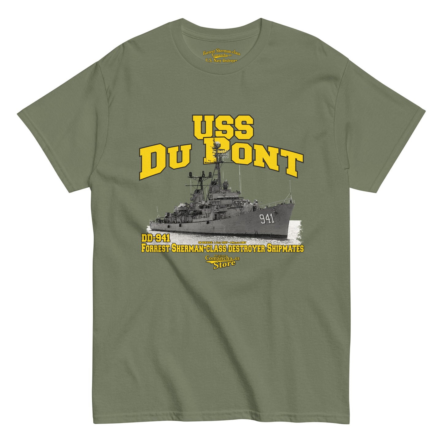 USS Du Pont DD-941 tee