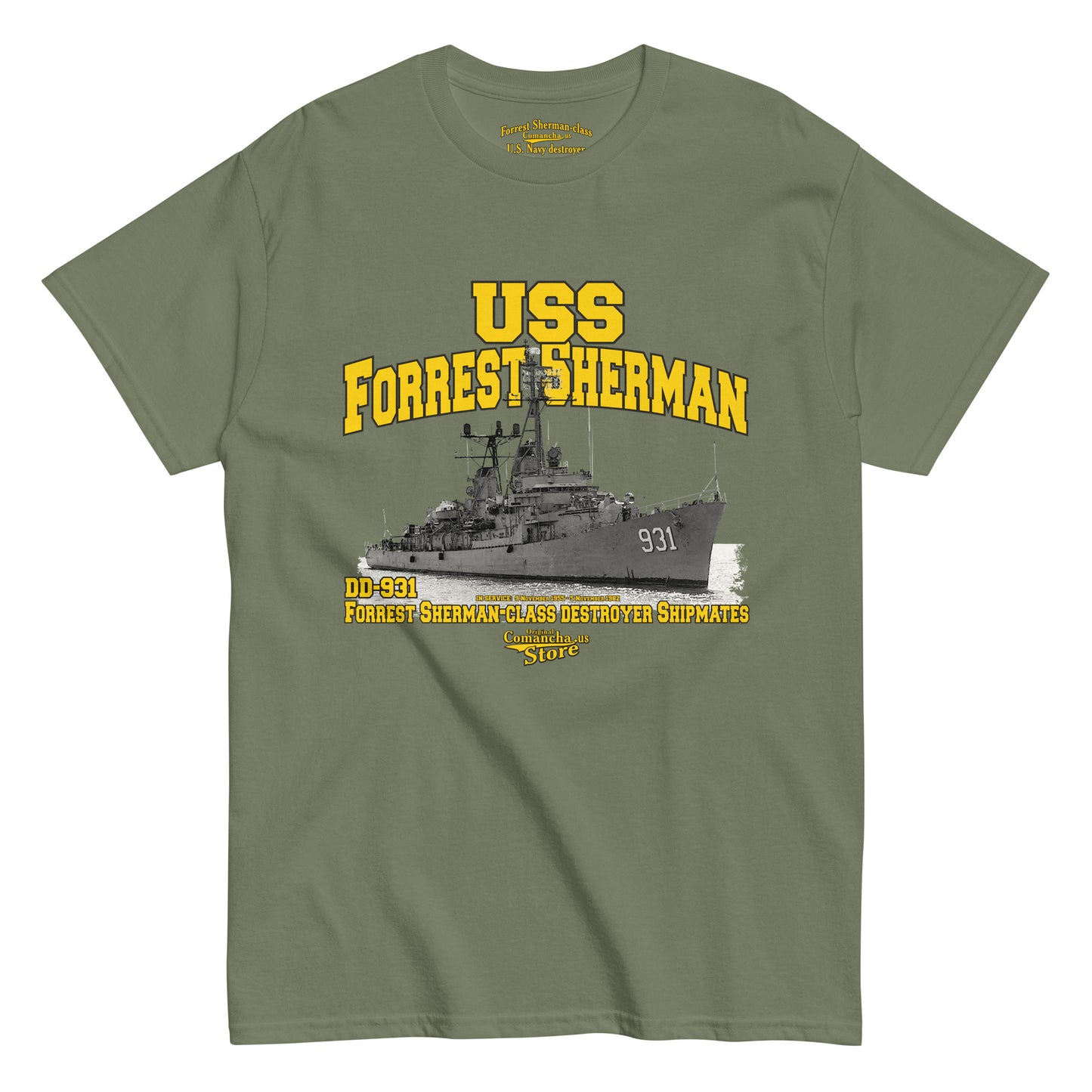 USS Forrest Sherman DD-931 tee