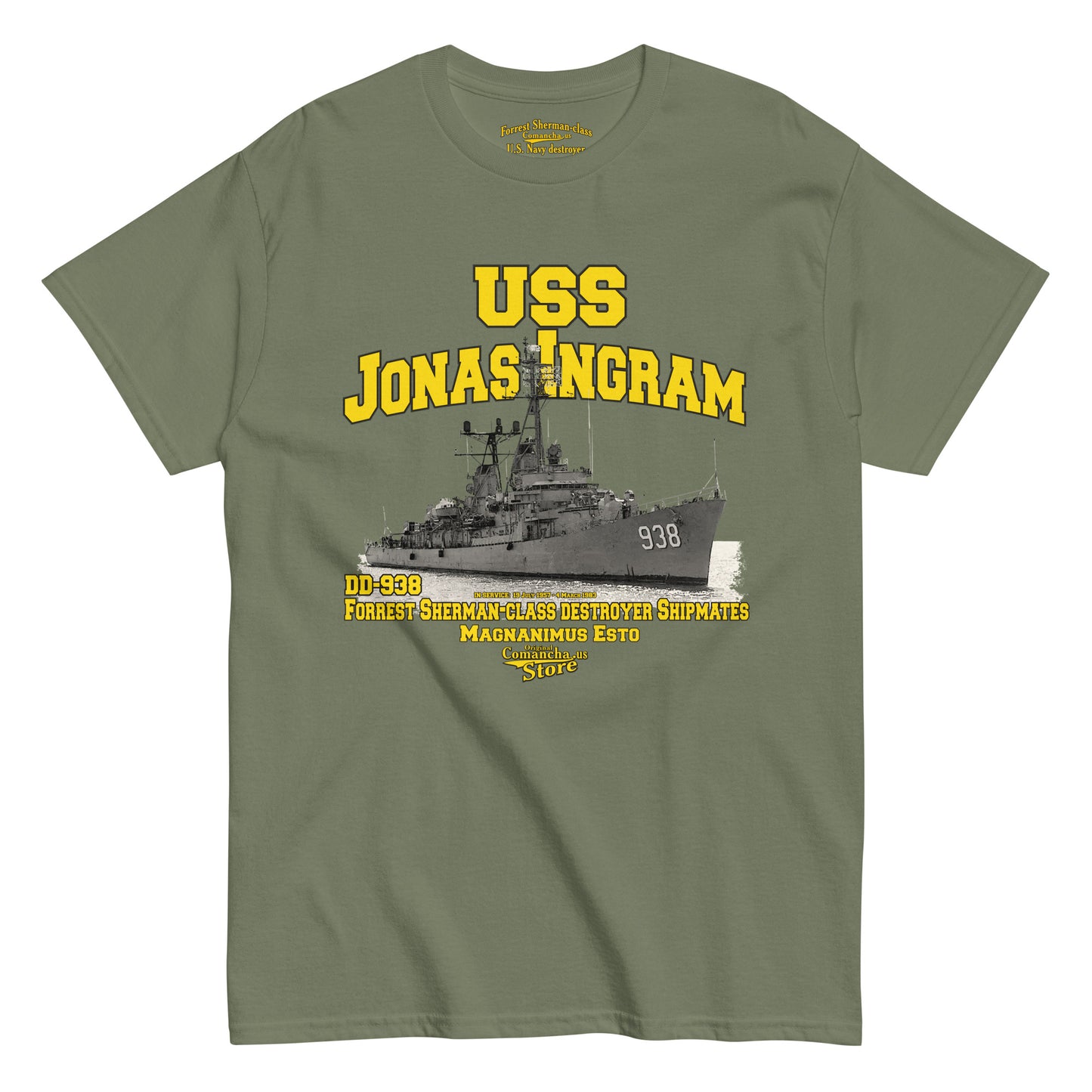USS Jonas Ingram DD-938 t-shirt,
