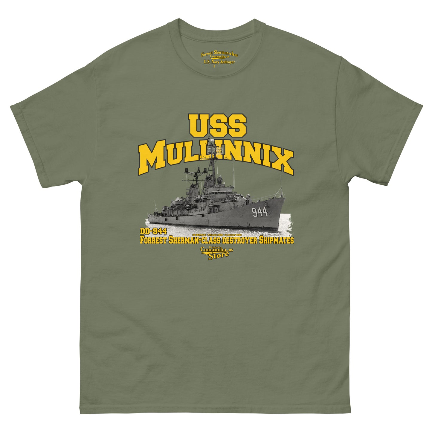 USS Mullinnix DD-944 t-shirt