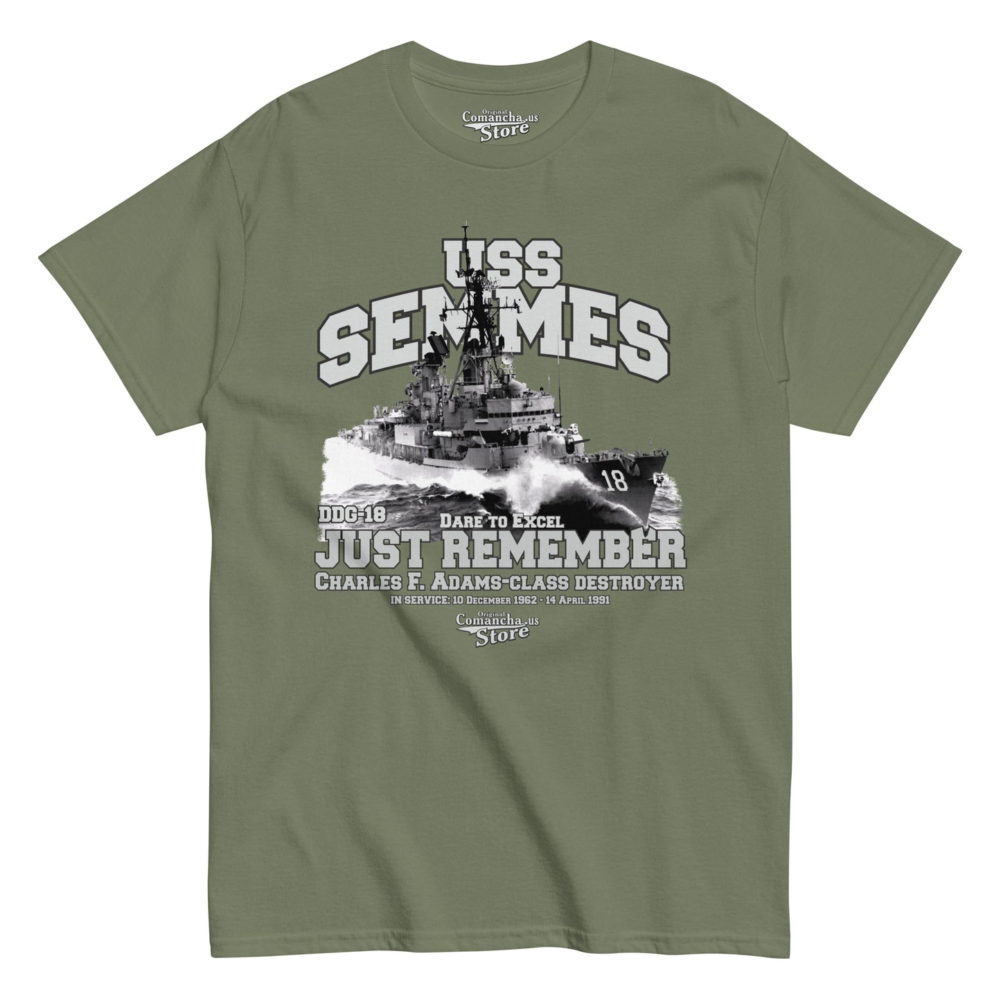 USS Semmes DDG-18 Shipmates t-shirt,