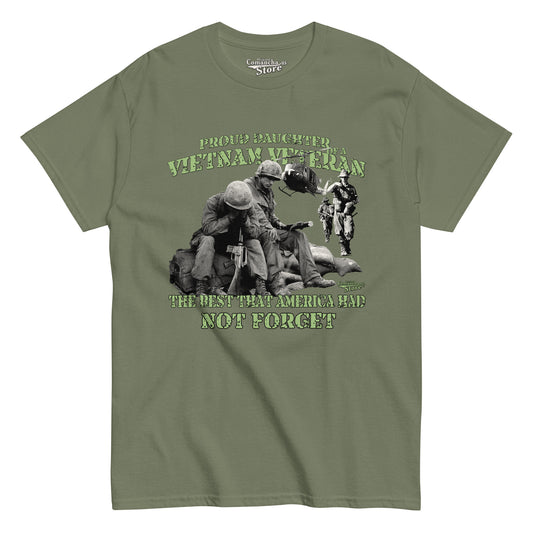 Proud daughter Vietnam Veteran t-shirt