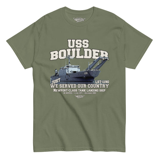 USS Boulder LST-1190 Shipmates t-shirt