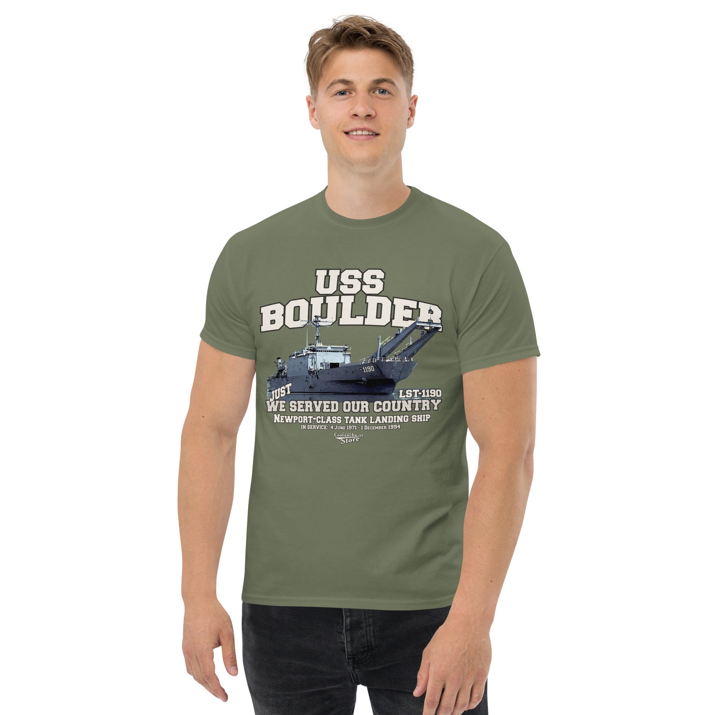 USS Boulder LST-1190 Shipmates t-shirt