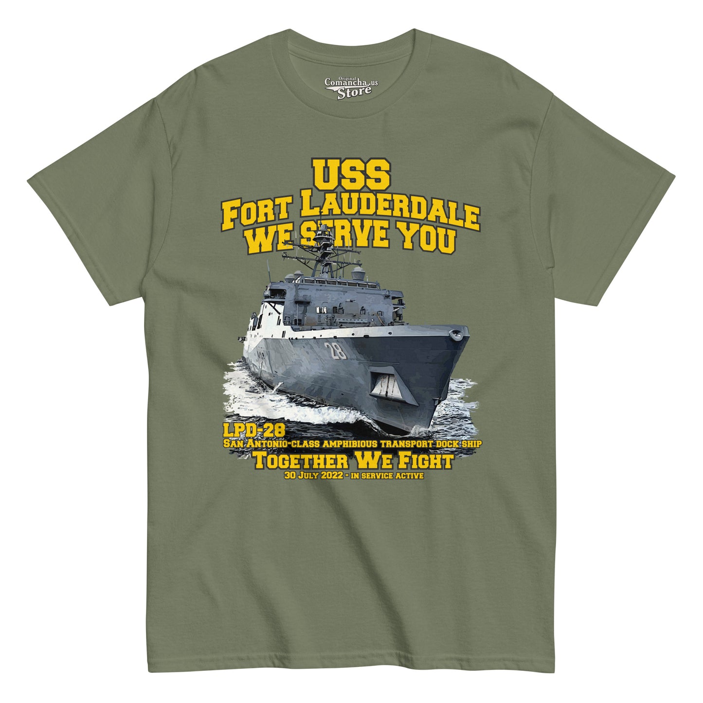 USS Fort Lauderdale LPD-28 t-shirt