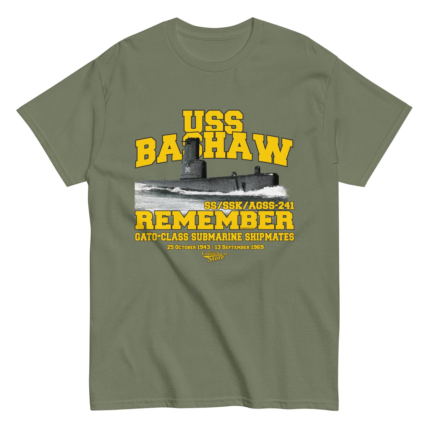 USS Bashaw SS-241 t-shirt
