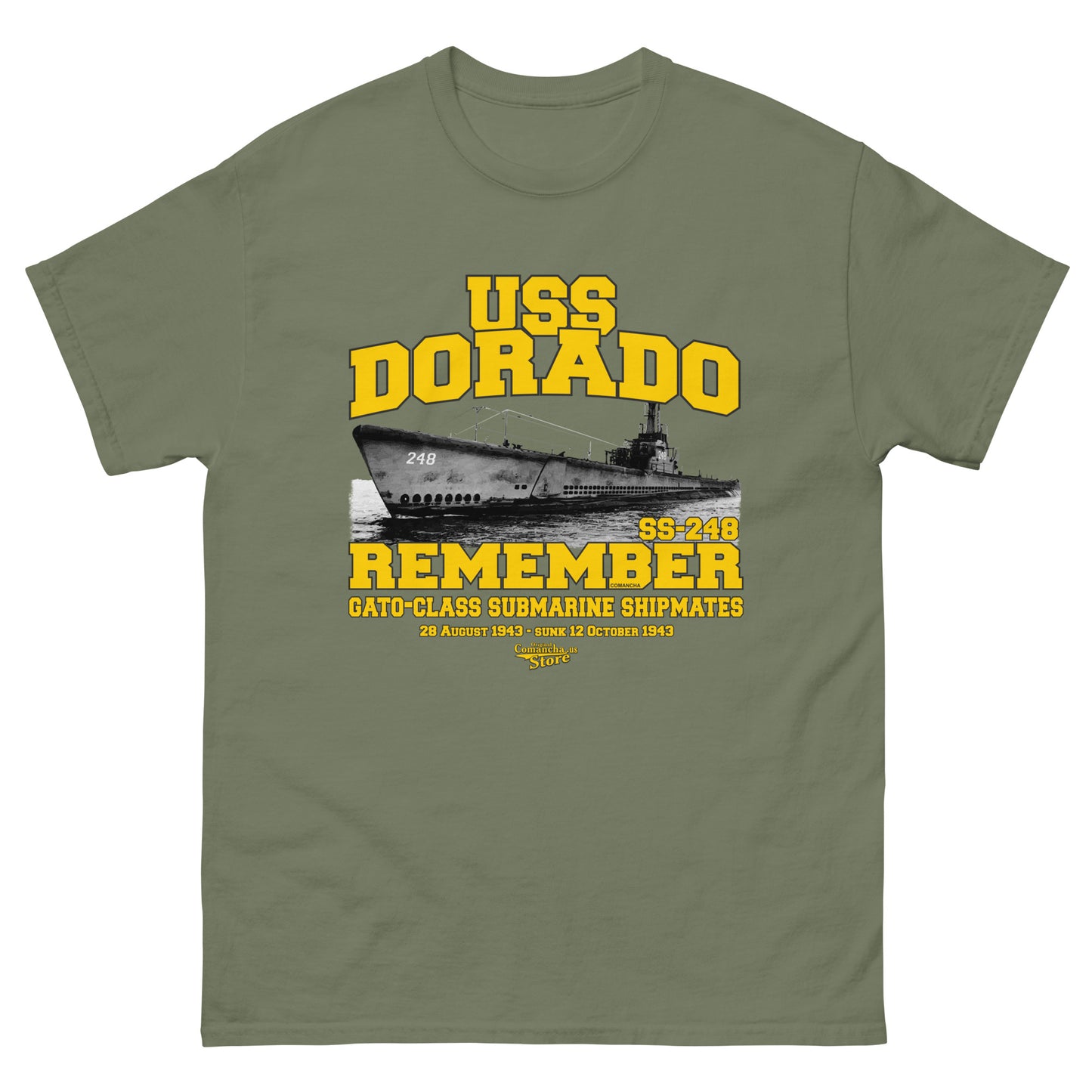 USS Dorado SS-248 t-shirt