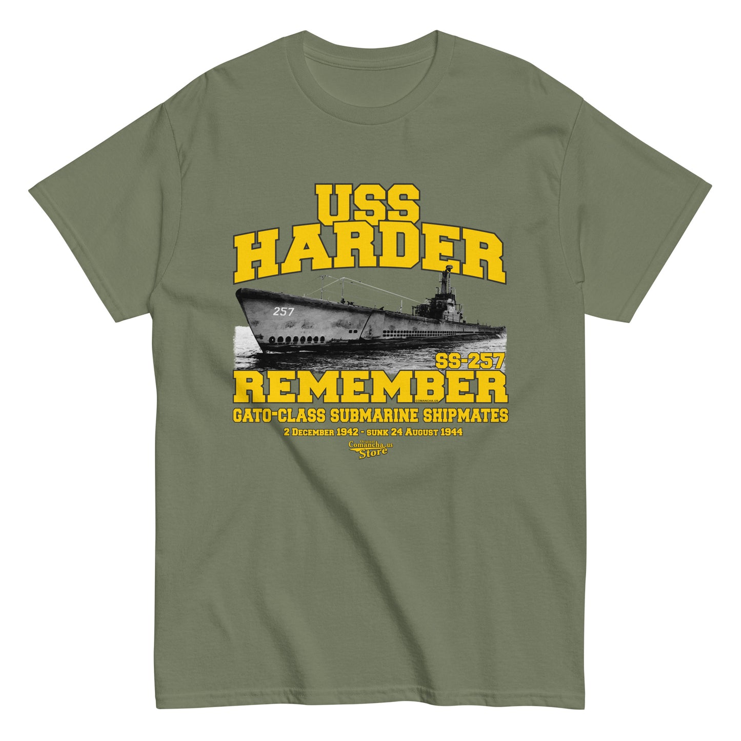 USS Harder SS-257 t-shirt