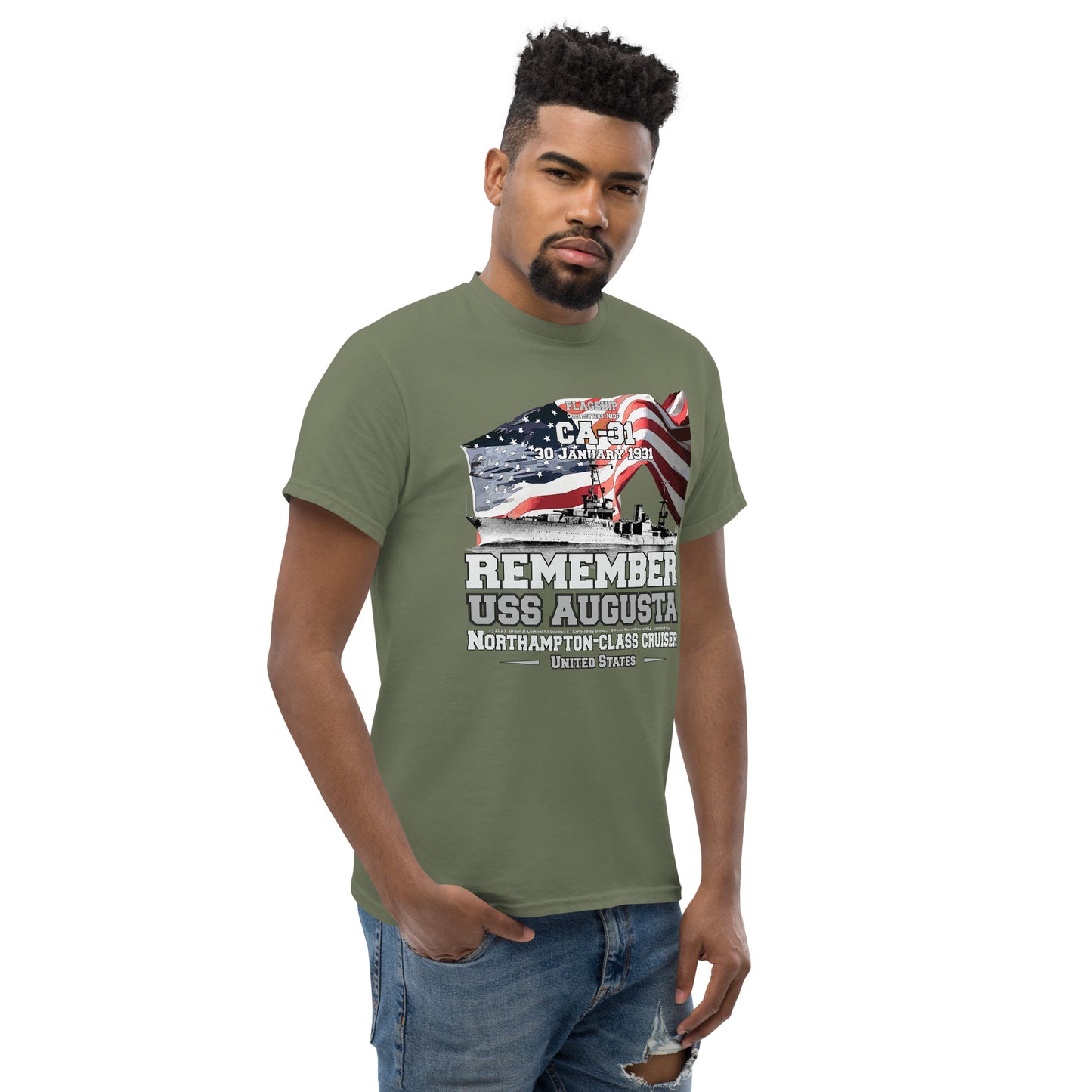 USS AUGUSTA veterans t-shirt,USS AUGUSTA CA-31 t-shirt, Heavy Cruiser Veterans T-shirt, USS AUGUSTA VETERANS TEE, comancha t-shirt, us navy t-shirt,