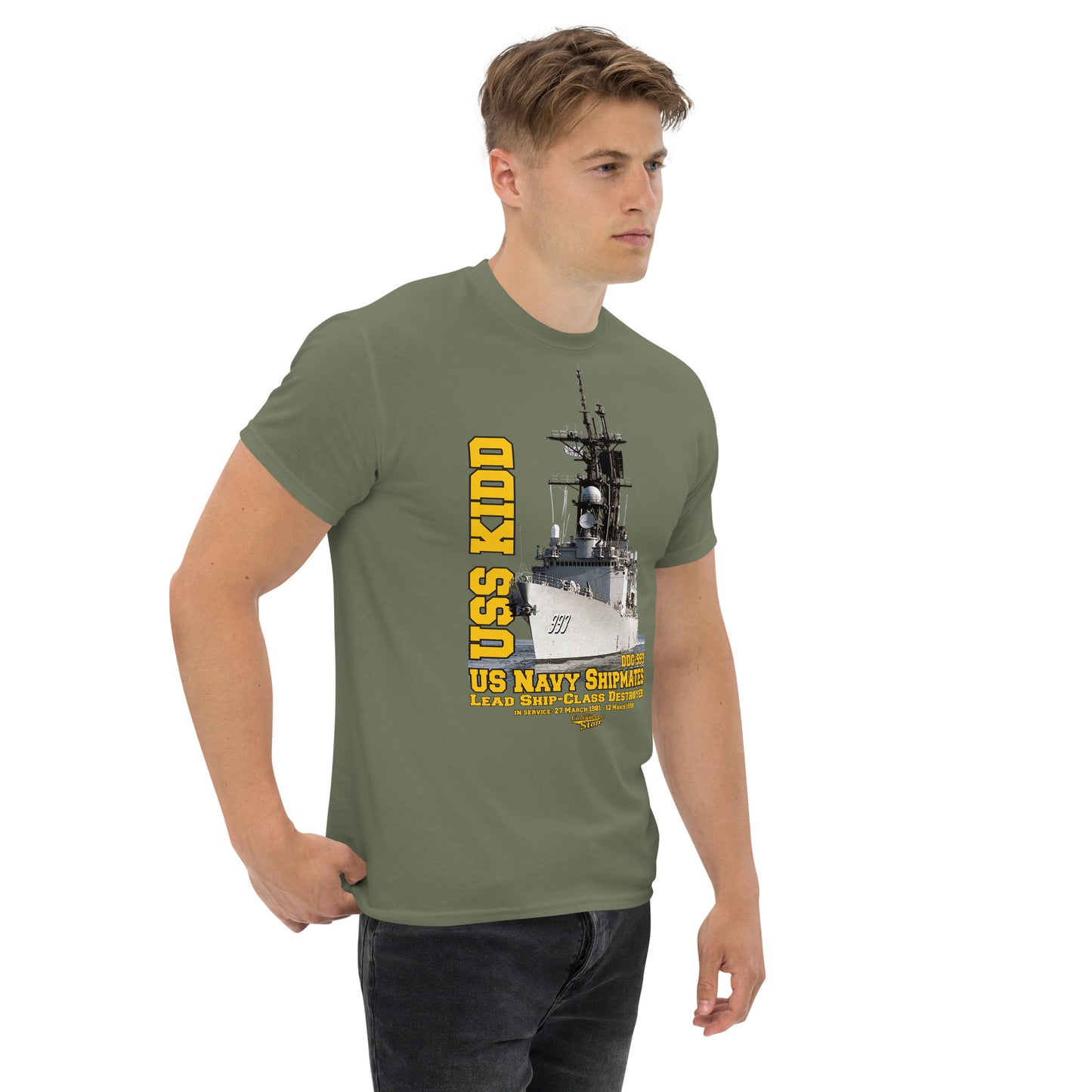 USS Kidd DDG-993 t-shirt,