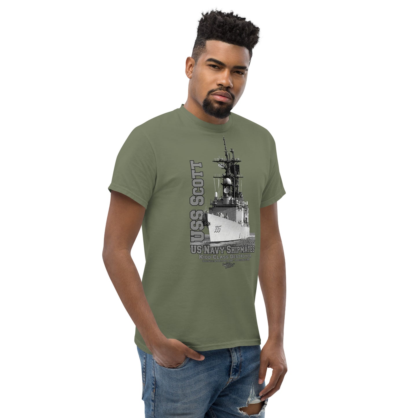 USS Scott DDG-995 Destroyer tee