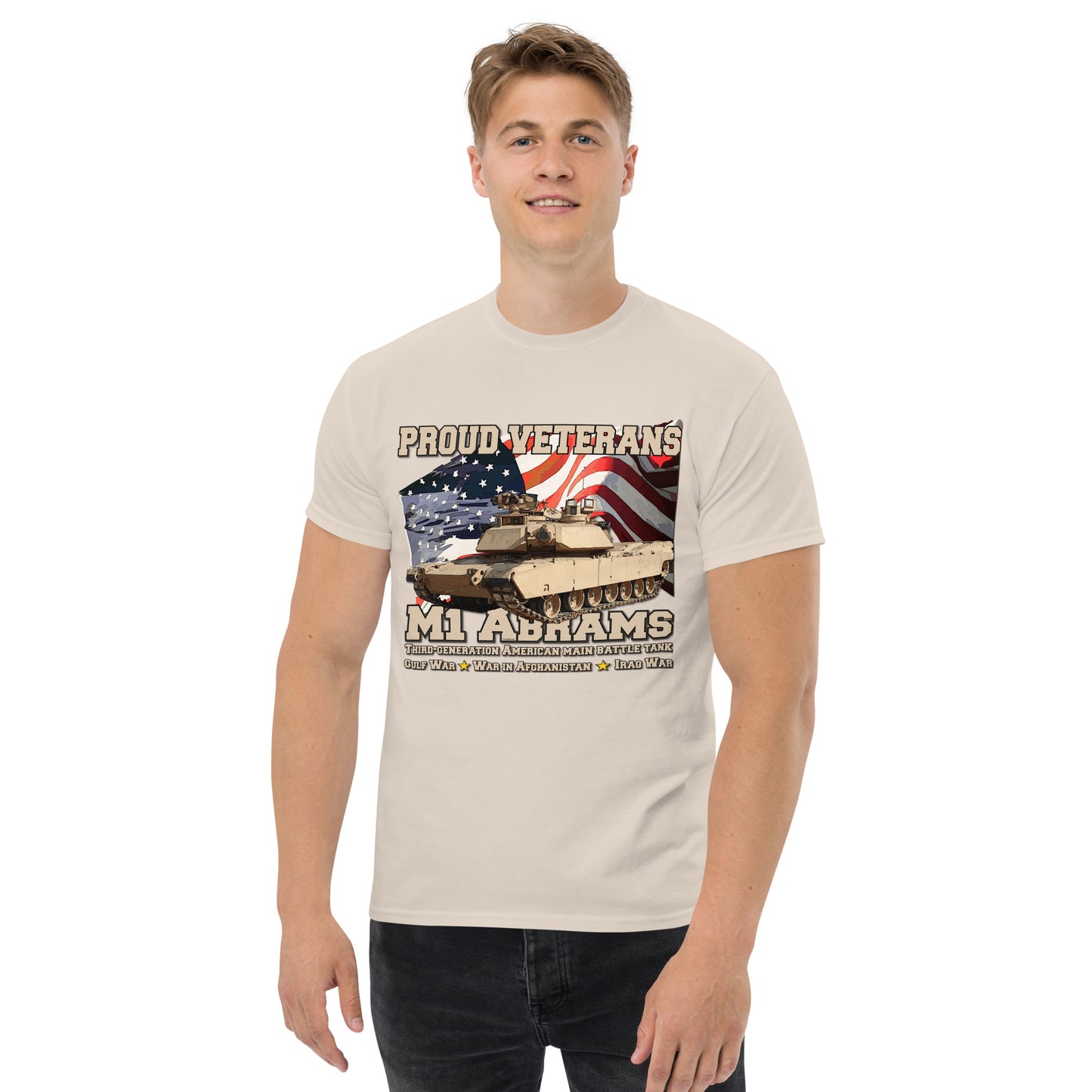M1 Abrams Tank Proud Veterans t-shirt