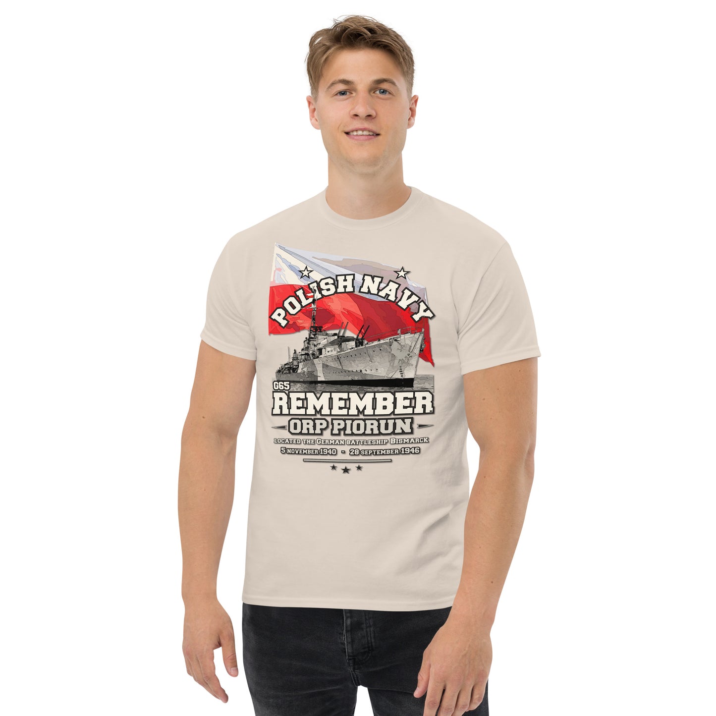 ORP Piorun Polish Navy Destroyer t-shirt