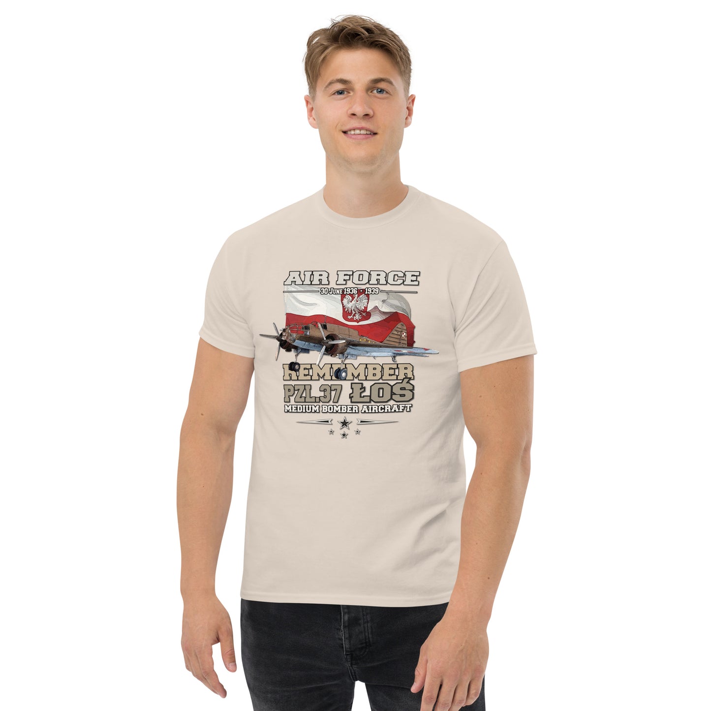 PZL-37 LOS Polish Air Force t-shirt