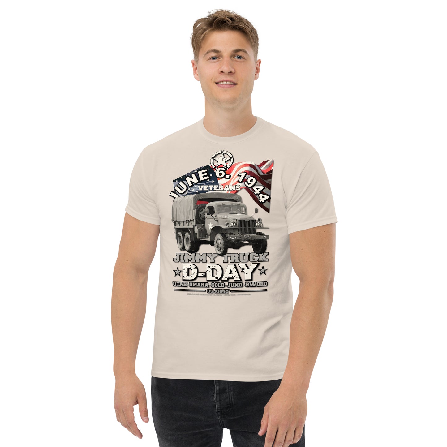 D-DAY Jimmy Truck Veterans t-shirt