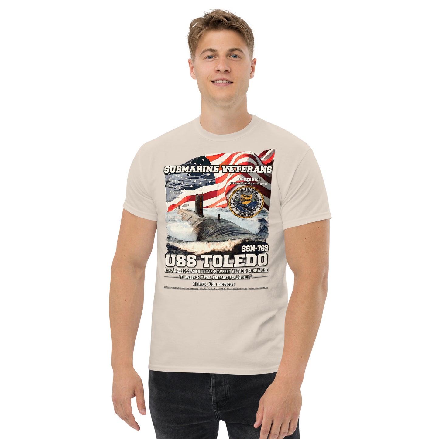 USS TOLEDO SSN-769 Attack Submarine t-shirt