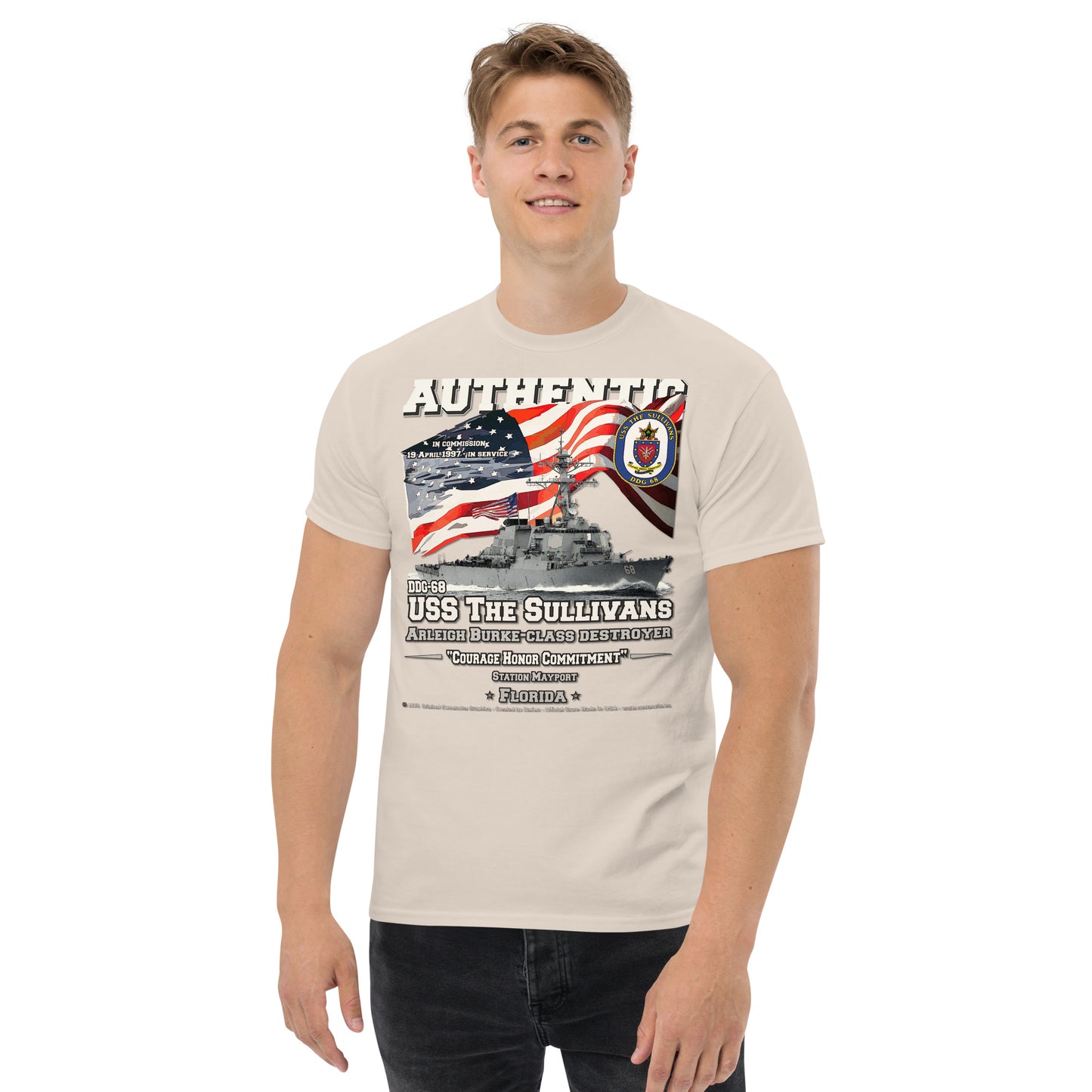 USS THE SULLIVANS DDG-68 Destroyer t-shirt