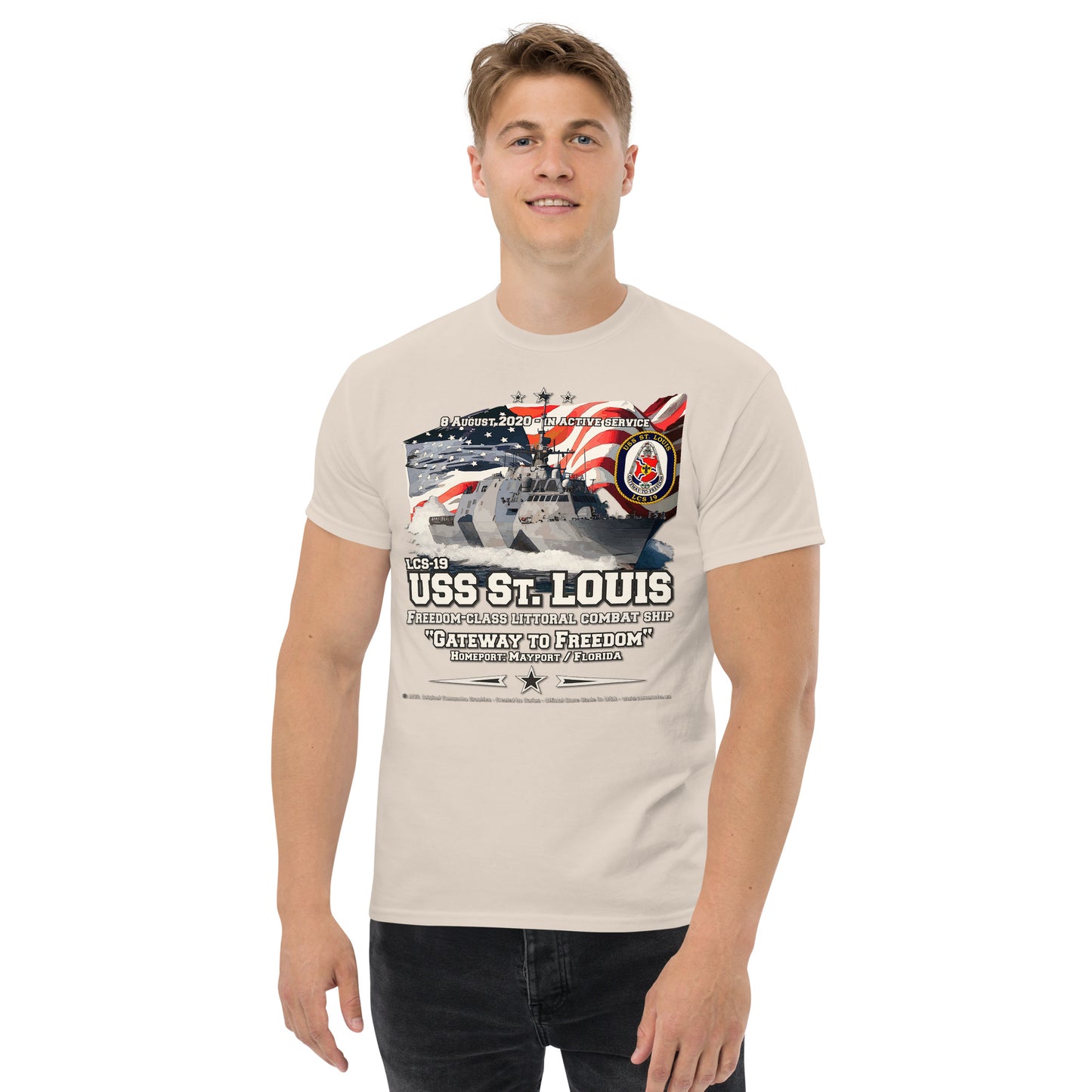 USS ST. LOUIS LCS-19 Littoral Combat Ship t-shirt
