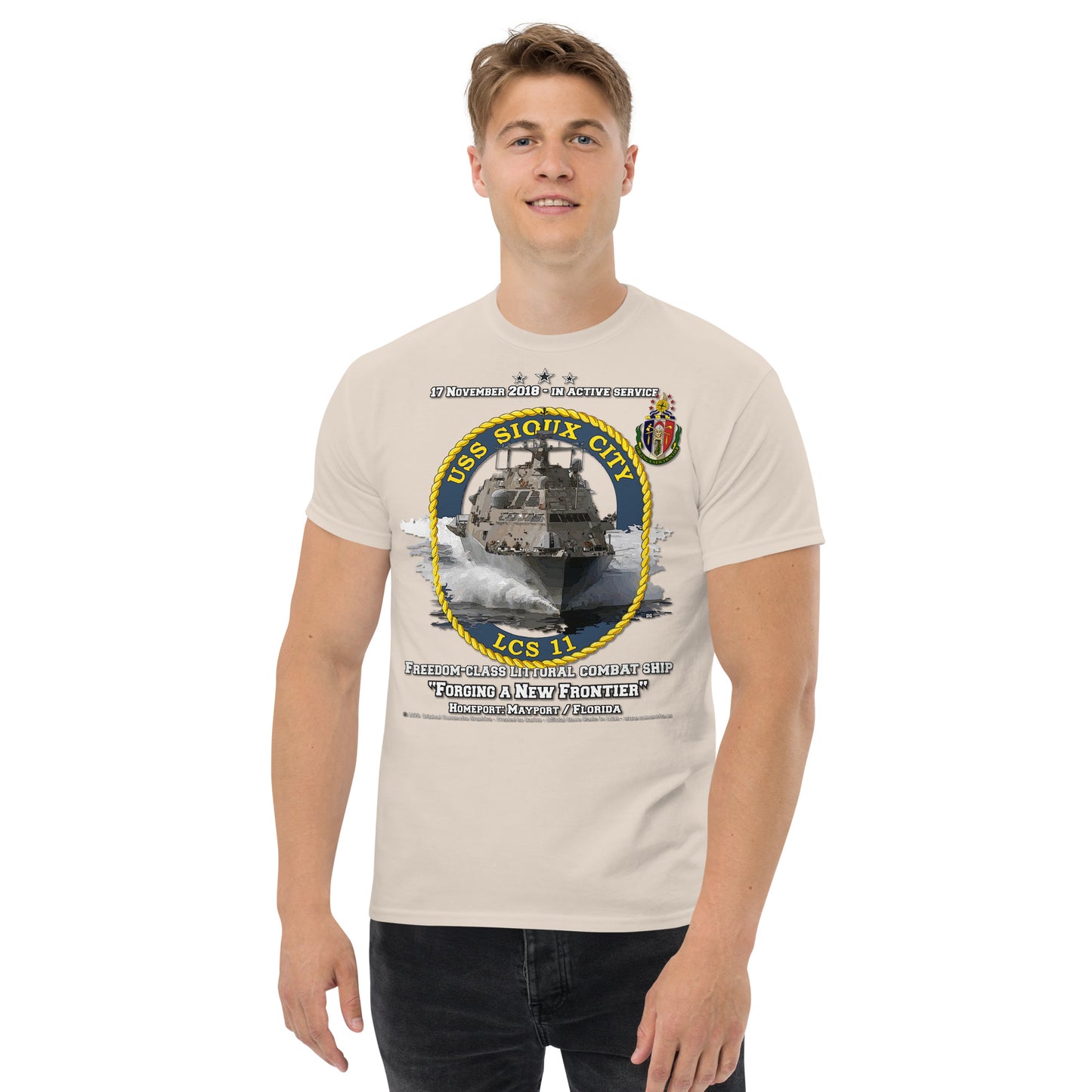 USS SIOUX CITY LCS-11 Shipmates T-shirt