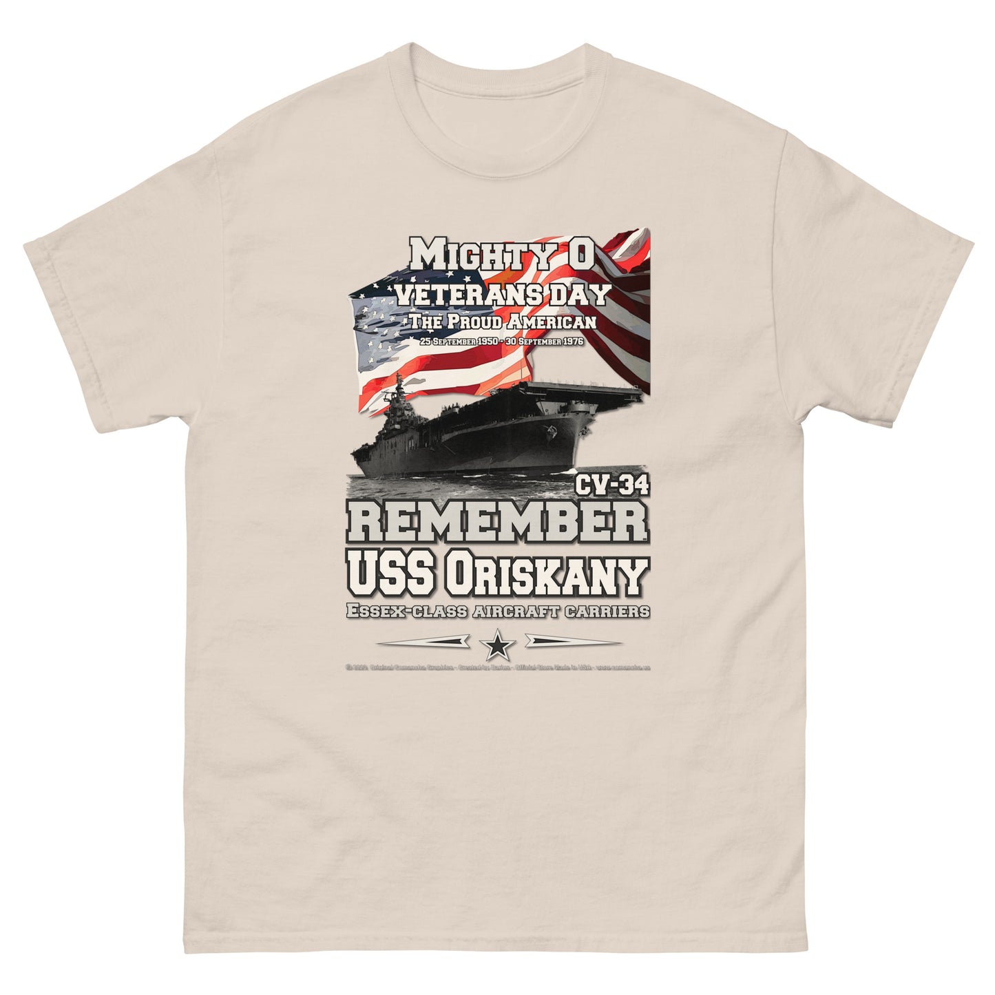 USS ORISKANY CV-34 Aircraft Carrier T-Shirt