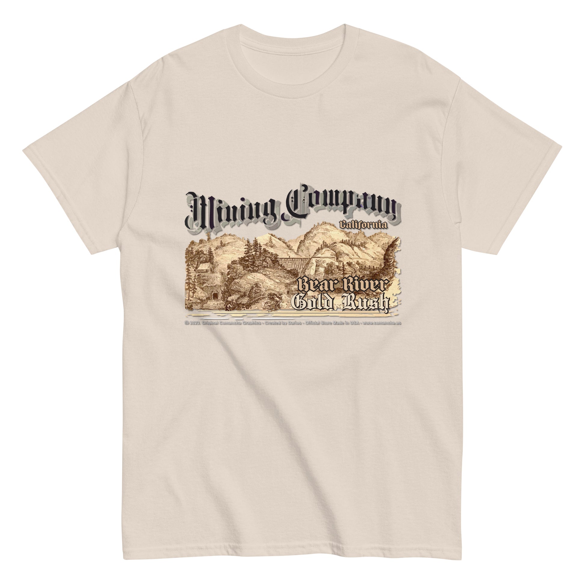 BEAR RIVER Gold Rush - Mining Company T-Shirt, Comancha T-shirts Store,