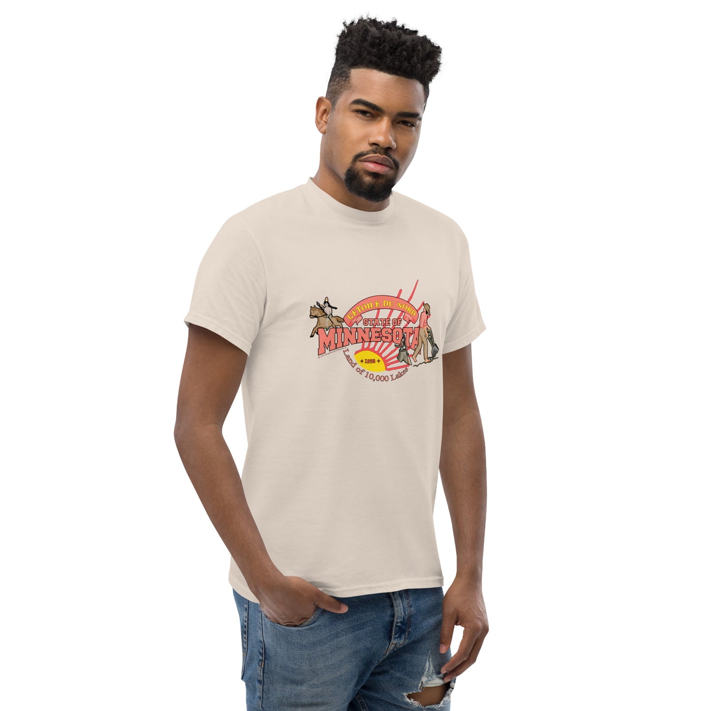 Minnesota tee, Minnesota USA T-shirt,Minnesota State T-Shirt, Comancha Graphics,