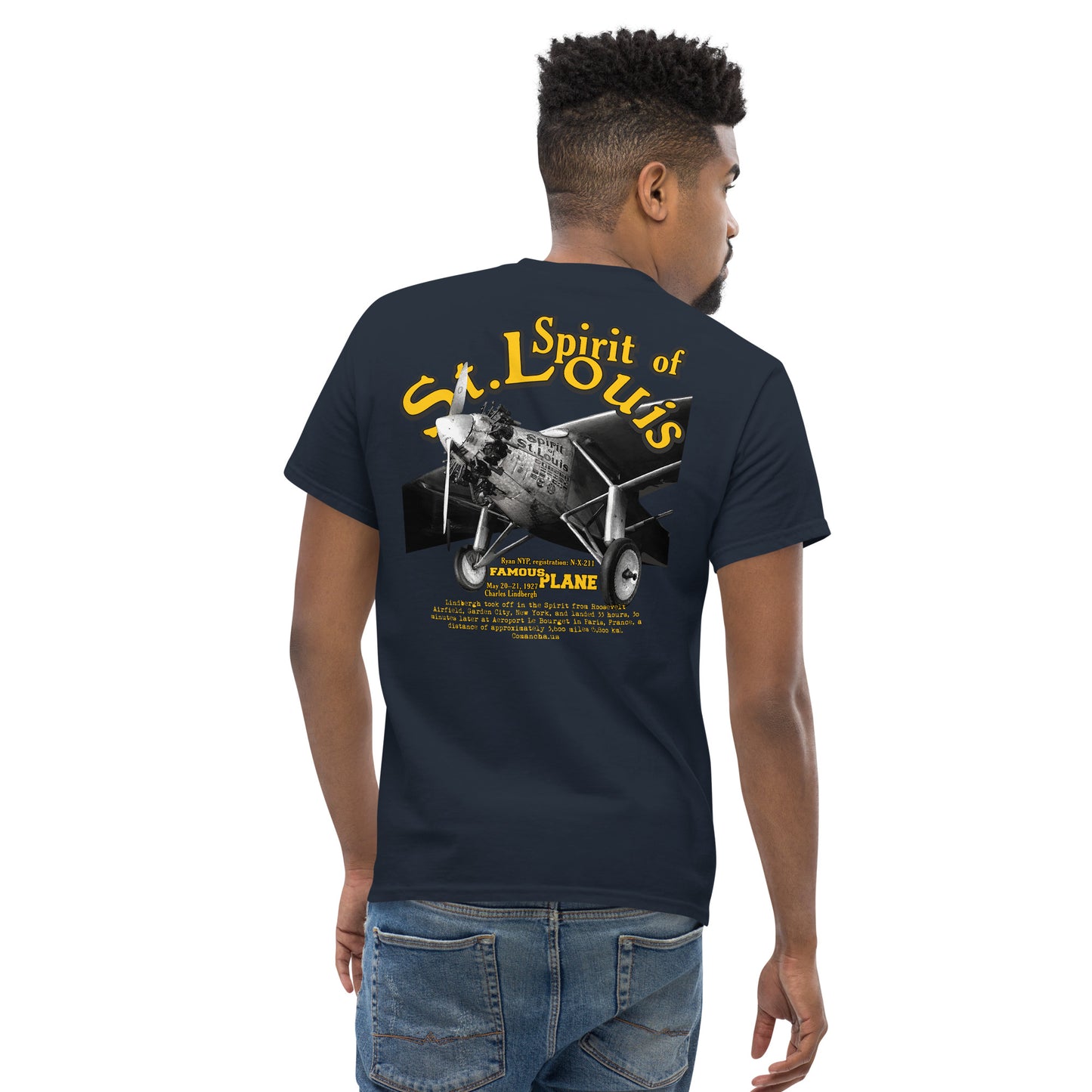 Spirit of St Louis T-shirt, Spirit of St Louis Tee, Comancha Graphics tee,