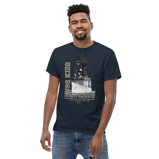 USS Kidd DDG-993 Destroyer tee