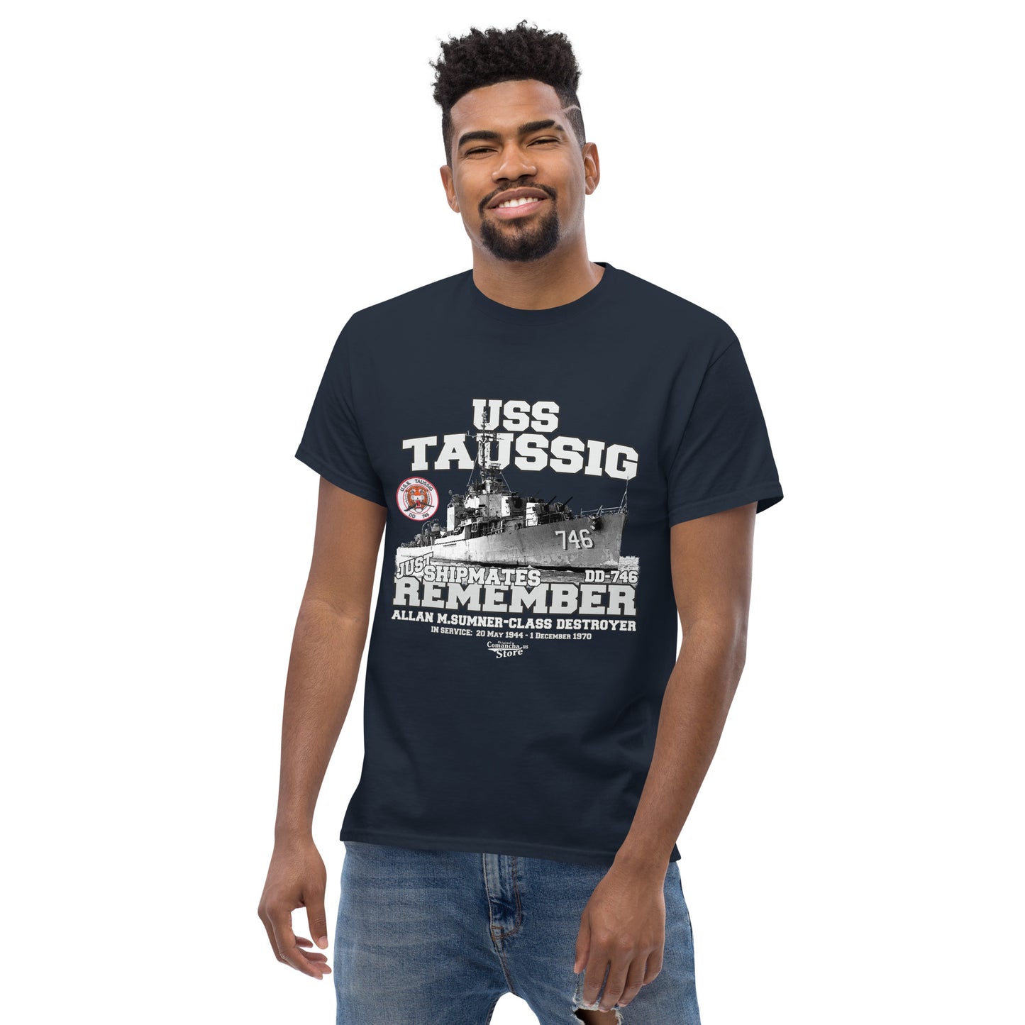 USS Taussig DD-746 Shipmates T-shirt