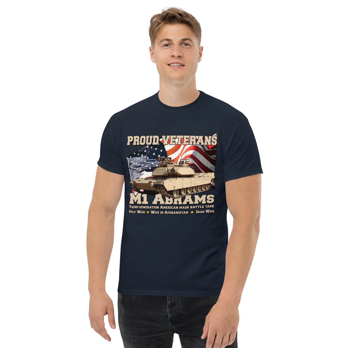 M1 Abrams Tank Proud Veterans t-shirt